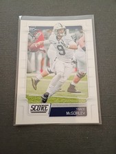 2019 Panini Score Trace McSorley ROOKIE CARD Penn State Nittany Lions #413 RC. rookie card picture