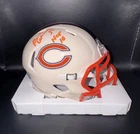 BRIAN URLACHER signed CHICAGO BEARS Retro Mini Football Helmet w/ COA BECKETT