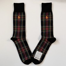 Ralph Lauren Polo Plaid Long Socks