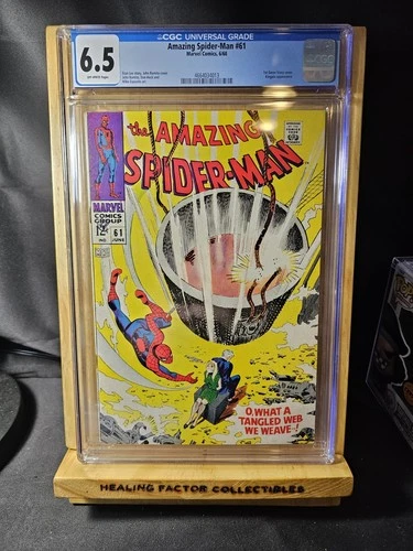 Amazing Spider-Man #61 CGC 6.5 Fine+ 1968 Marvel  1st Cover of Gwen Stacy - Key