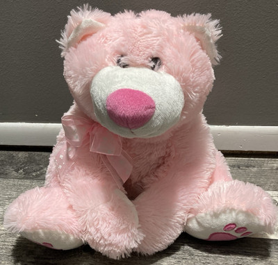 Dan Dee Pink Paw Collector's Choice Bear Plush Pink 13  Bear Soft Plush