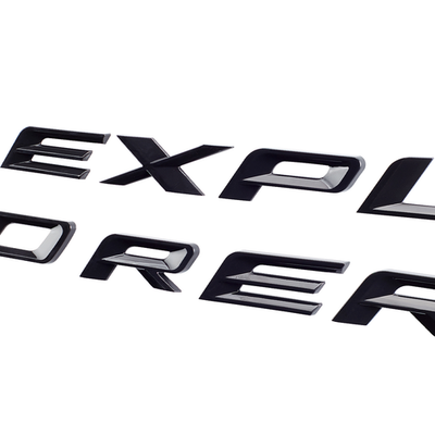 Matte Black Tailgate Insert Letter For Explorer 2020-2025 Rear