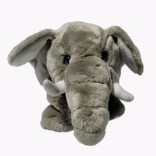 The Puppet Company Elephant 10 inch Plush Realistic Stuffed Animal Pretend Play