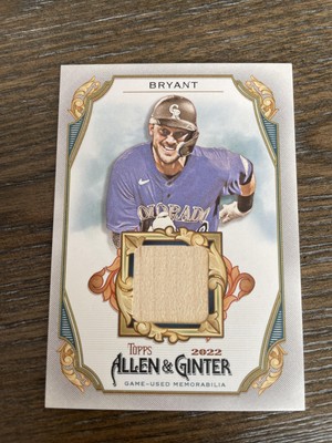 2022 Topps Allen & Ginter #AGRB-KBR Kris Bryant Full-Size Relics B Design