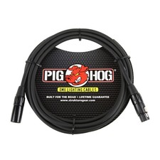 Pig Hog PHDMX10 3-Pin DMX Lighting Cable 10-Feet Black 