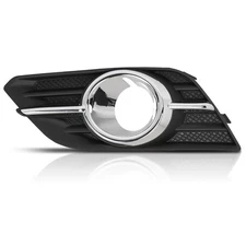 Fit For 2013-2016 Buick Encore Fog Light Bezel Lamp Cover w/ Chrome Trim Left