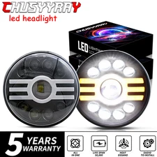 7inch Round LED Halo Projector Headlights For 1990-1997 Mazda Miata MX5 MX-5