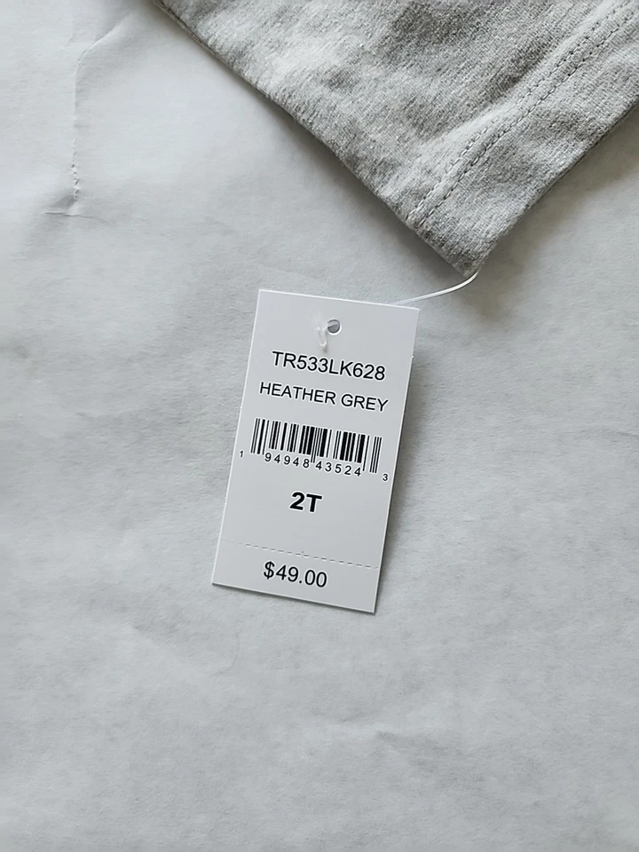 Camiseta True Religion Niños Manga Larga Gris Jaspeado Tr533lk628. 2T Foto 2 de 4