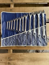 K Tool International 13pc SAE Combination Wrench Set Drop Forged Taiwan Pouch