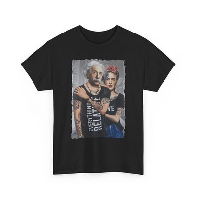 Tattooed Einstein & Frida Tattooed Unisex T-Shirt