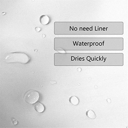 Süßer blauer Ozean Duschvorhang, Natur Unterwasser 71" Breite x 71" Länge (1er Pack) türkis - Bild 6 von 7