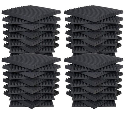 AK TRADING CO. High Acoustic Panels Studio Soundproofing Foam Wedge Tiles 12''...