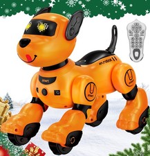 Robot Dog Toy for Kids, Programmable Remote Control Robots Puppy with Follow ...