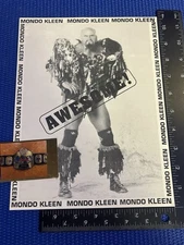 Mondo Kleen original vintage wrestling promo photo WWF Damien Demento WWE