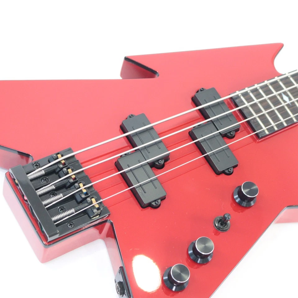 B.C.Rich Ironbird MK1 Bass Gloss Red Steckdose gebraucht - Bild 4 von 4