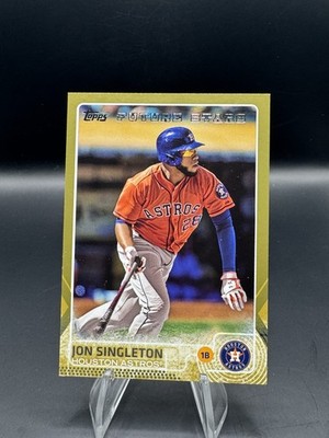 2015 Topps Jon Singleton #358 Gold Parallel #'d /2015 Houston Astros