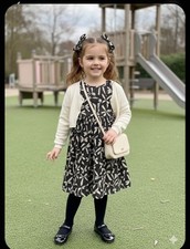 Cat and Jack Girl's Small 6/6x Black Sequin Dress Holiday Party Tulle Lined EUC