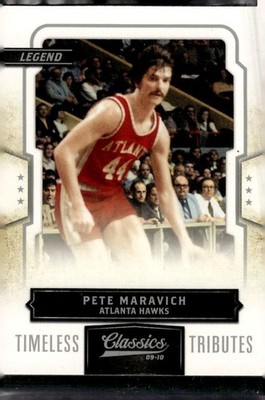 2009-10 Panini Classics #158 Pete Maravich Timeless Tributes Silver #/100