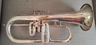 HIRSBRUNNER No.22 Schweiz Silber B - Flügelhorn ab Service