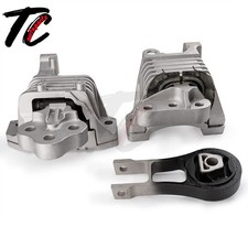 For Jeep Cherokee 2.4L 14-19 Engine Motor WITH Transmission Mount Set 3PCS