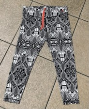 Damen Gym Hose 3/4 mit Gummibund und  Zugband...