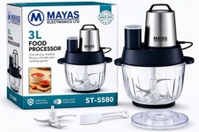 3L Electric Meat Grinder Mincer Mixer Blender Food Chopper Processor