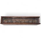 Lot Of 8 Civil War Iron Grape Shot Antique Cannonball Round Shot In Display Case