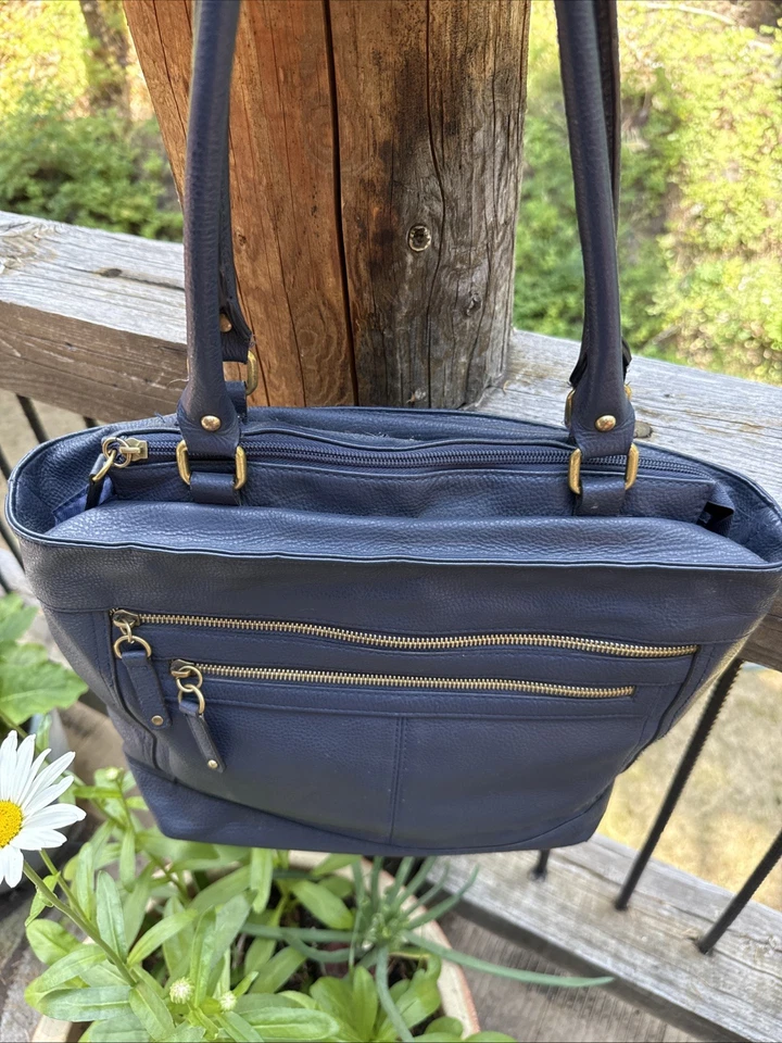 Женская сумочка Merona серая 15 дюймов x 11 дюймов x 4 дюйма - Изображение 2 из 4