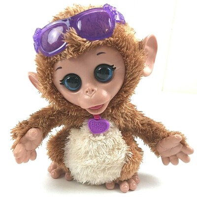 Hasbro FurReal Friends Interactive 8'' Animated Baby Cuddles My Giggling Monkey