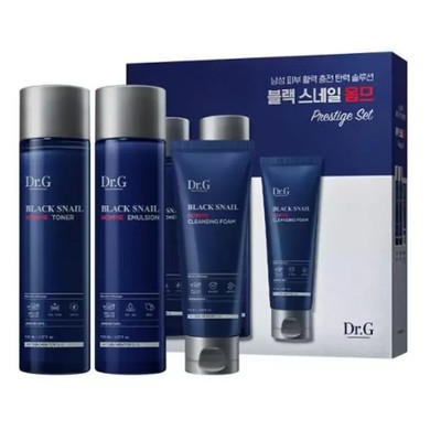 Dr.G Black Snail Homme Prestige Set Toner + Emulsion + Cleansing Foam