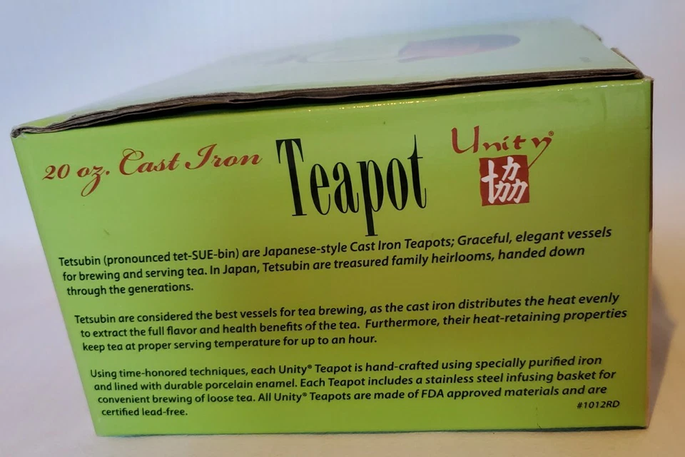 Tetera Osaka Old Dutch International 1012RD de hierro fundido rojo 20 OZ Tetsubin Foto 3 de 4