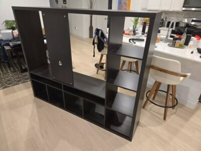 99% New Black Ikea Lappland TV Entertainment Center | eBay