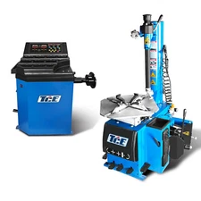 TCE 2.0HP Tire Changer Wheel Changing Machine Wheel Balancer Rim Clamp Combo