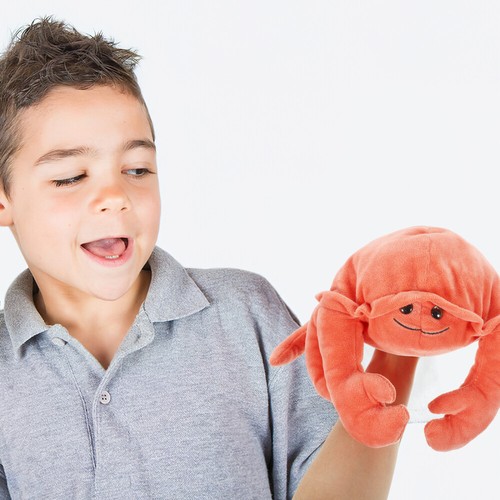 Crab Puppet Animal Finger Puppets Decorative Hand Toy Child Parent-child - Picture 4 of 12