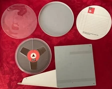 Vintage BASF Magnetic Recording Reel Tape 7" - 1800' In Hard Plastic Case