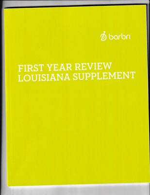 Barbri First Year Review Louisiana Supplement