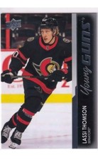 2021/22 UD EXTENDED LASSI THOMSON YOUNG GUNS ROOKIE Card #728 Ottawa Senators