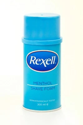 Rexell Menthol Shave Shaving Foam - 300ml Noxzema Formula