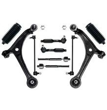 PartsW 10 Pc Suspension Kit: Control Arm, Sway Bars, Tie Rods, Boots for Odyssey