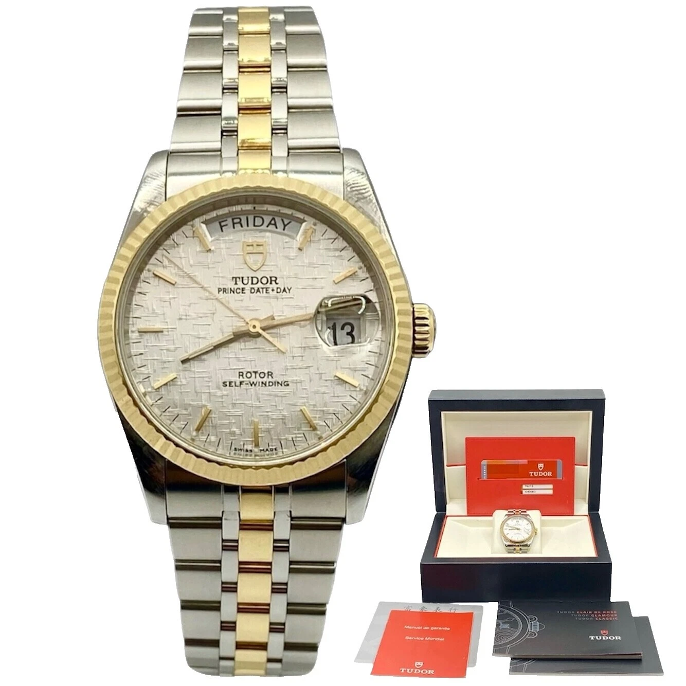 Relojes de pulsera TUDOR Prince con correa de acero inoxidable