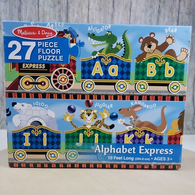 Melissa & Doug Alphabet Express Jumbo Jigsaw Floor Puzzle (27 pcs