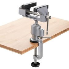 Universal Table Bench Vise 3 Inch Work Bench Clamp Swivel Rotating Hobby Crafts