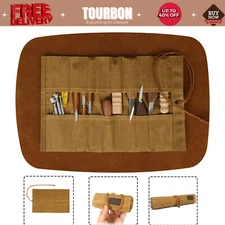 Tourbon Roll up Canvas Tool Carry Holder Carving Knife Organizer Bag Handy Pouch