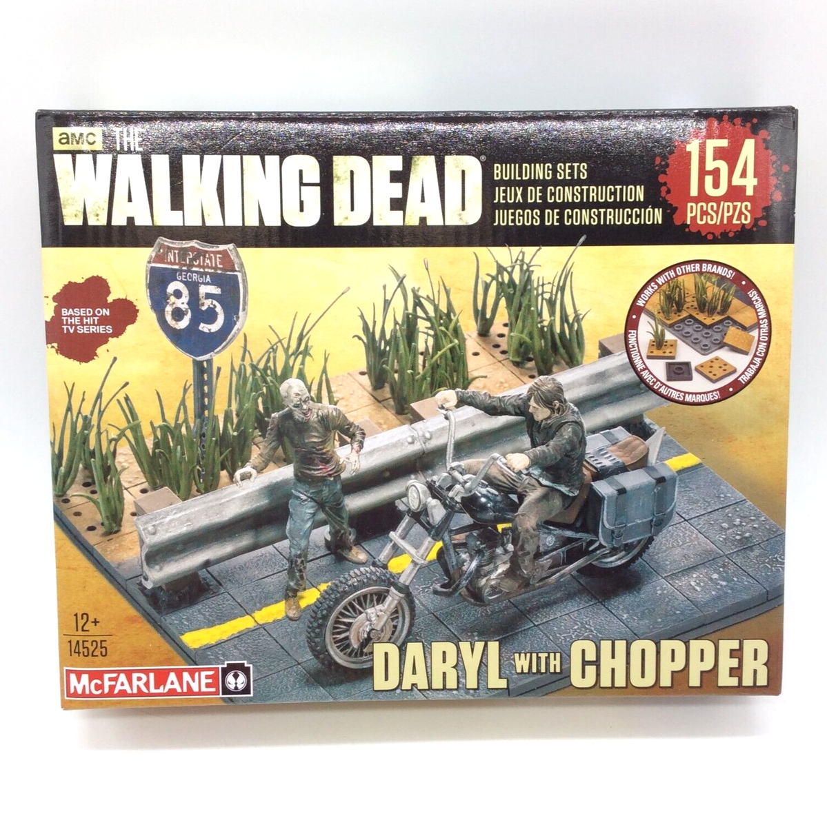 McFarlane The Walking Dead DARYL WITH CHOPPER Building Set | eBay