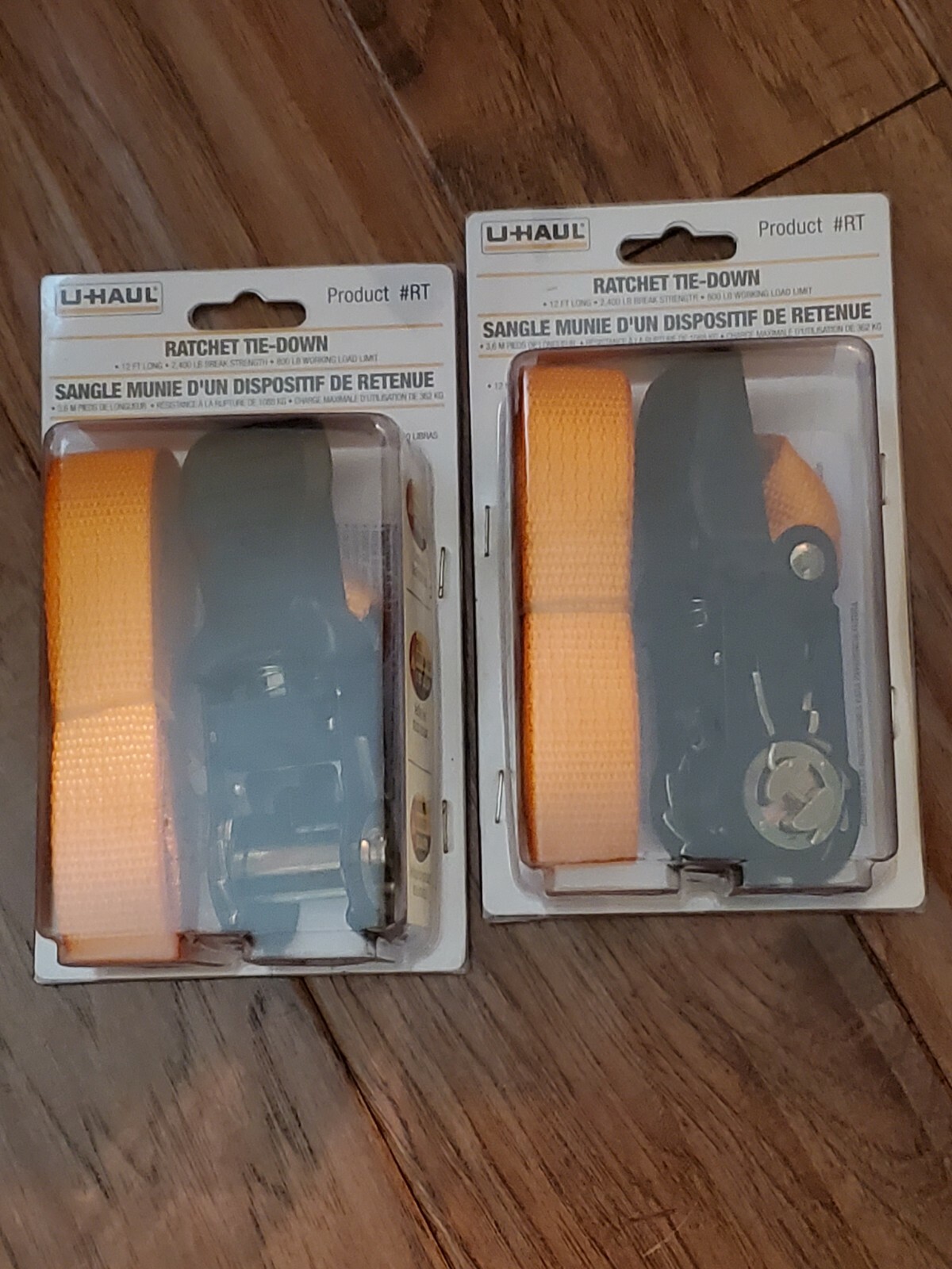 2 UHAUL Ratchet TieDown 12Feet Long 800LB Capacity eBay