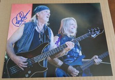 Deep Purple - Signed 8x10 Photo Roger and Steve with COA