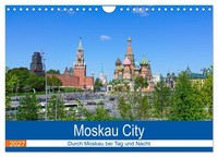 "Calendar 2027 · US Version · Moskau City (Wall Calendar 2027 12\" × 8\" Landscape)"