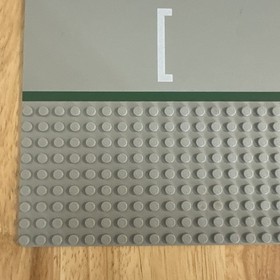 LEGO Baseplate Road 32 x 32 3 Lane with Race Track Checkered Finish Base Plate