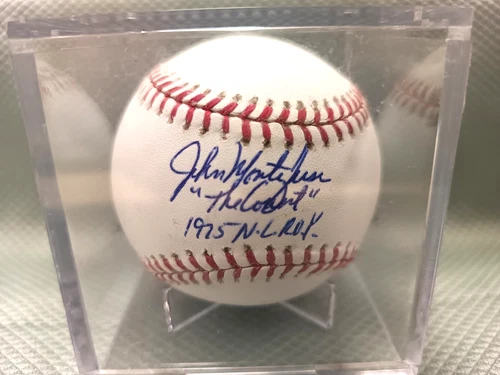 Autographed Baseball John Montfusco “the Count” 1975 NL ROY