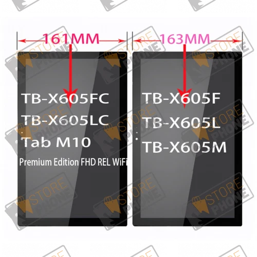 Ecran LCD + Tactile Lenovo Tab M10 TB-X605FC Noir